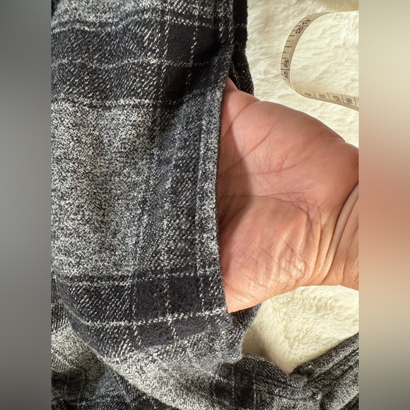 Colorado Clothing Men’s Plaid Flannel Button Up Gray- Black Shirt Sz: Large - Picture 9 of 12